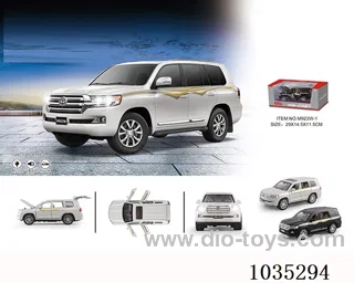 1:24 pull back alloy car W L/M in window box