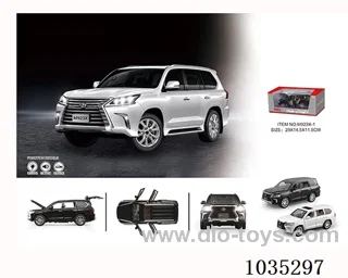 1:24 pull back alloy car W L/M in window box