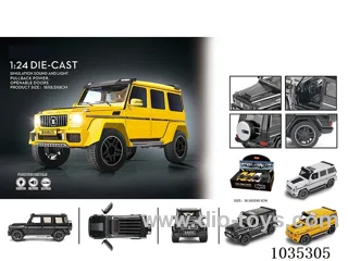 1:24 pull back alloy car W L/M in display box