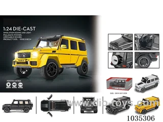 1:24 pull back alloy car W L/M  in window box