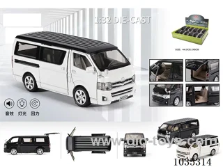 1:32 pull back alloy car W L/M in display box