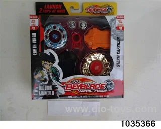 7CM Alloy Double Gyro with Battle Disc (6 Mixed) in window box