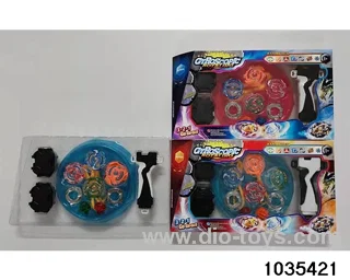 Alloy Gyro with Handle + Battle Plate (8 Mixed) in window box