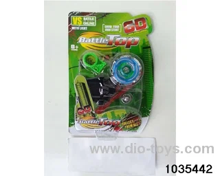 Alloy Lighted Gyro (Medium) 12 Mixed in Blister card