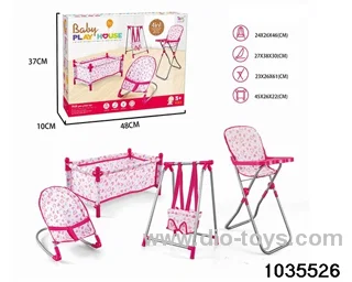Beds, swings, dining chairs, rocking chairs