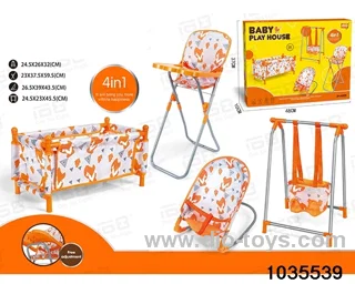 Beds, swings, dining chairs, rocking chairs