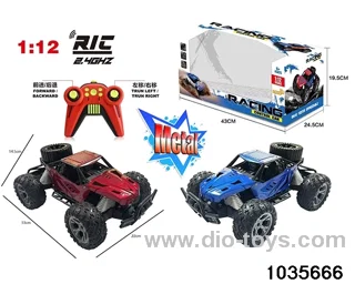2.4G 1:12 4 CH RC ALLOY CAR/NOT INCLUDE BATTERY
