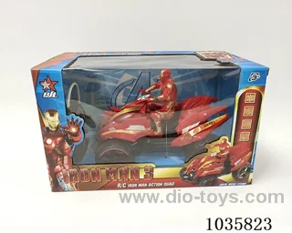 4-way Iron Man with light in Window box
