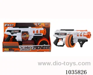 Electric soft bullet gun in display box