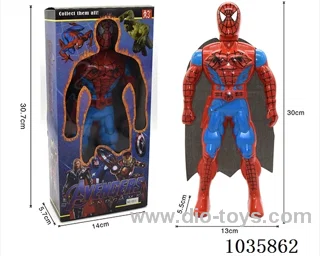 Spider-Man with light in Window box