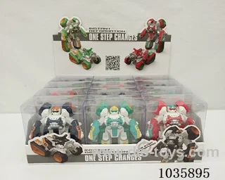 12pcs deformation warship  in display box