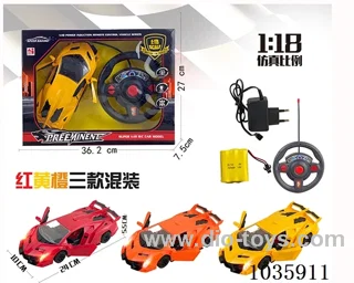 4ch RC car with light 3color mixed loading  in Window box