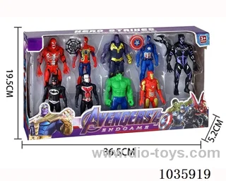11.5cm 9pcs Avengers series in Color box