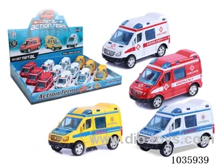 pull back alloy car 2sets 3color mixed loading in display box