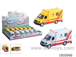 1:38 pull back alloy car 2color mixed loading in display box