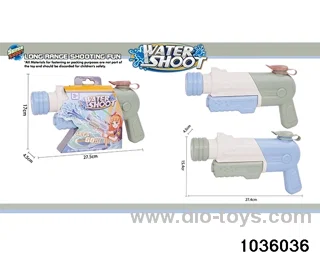 water gun in paper card