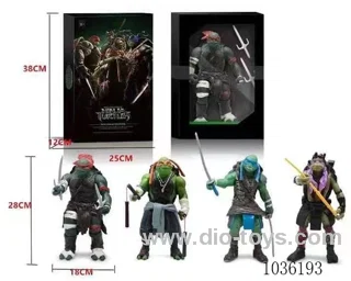 Teenage Mutant Ninja Turtles in color box
