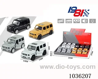 1:43 pullback alloy car  in display box