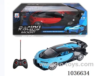 1:12 4ch RC car with light 2color mixed loading  not include battery