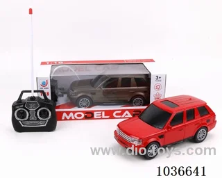 1:18 4ch RC car with light  2color mixed loading not include battery