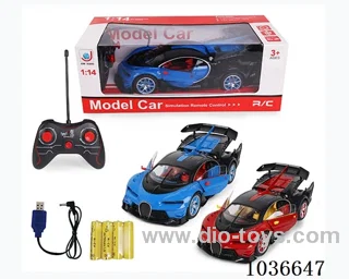 1:14 5ch RC car with light  2color mixed loading include battery