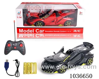 1:14 5ch RC car with light  2color mixed loading include battery