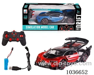 1:14 RC car with light  2color mixed loading include battery