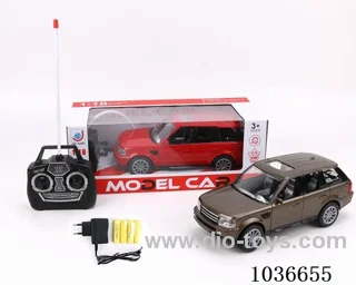 1:18 4ch RC car with light  2color mixed loading not include battery