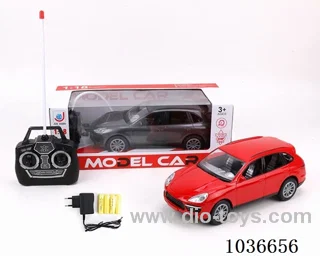 1:18 4ch RC car with light  2color mixed loading not include battery
