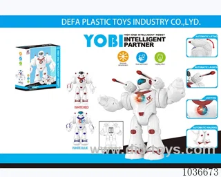 Electric robot with light&music 2color mixed loading