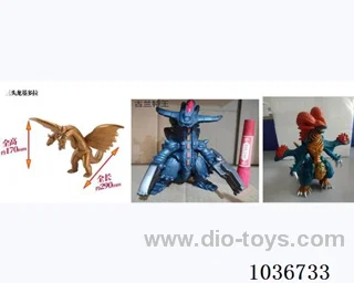 6.5-7寸 Vinyl animal 3sets mixed loading  in opp bag