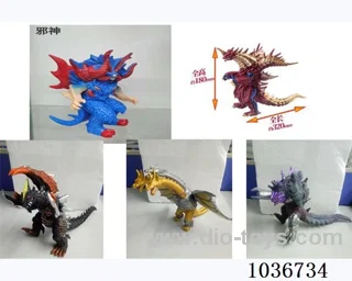 7-8寸 Vinyl animal 5sets mixed loading  in opp bag