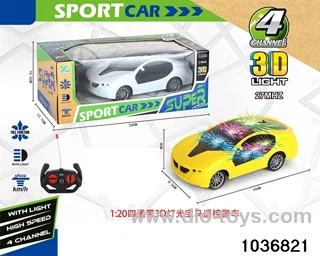 1:20 4ch RC car with 3D light(contracted electricity) in window box