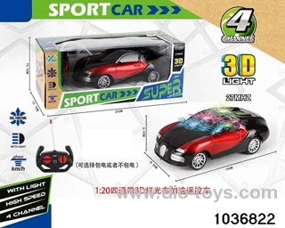 1:20 4ch RC car with 3D light(contracted electricity) in window box