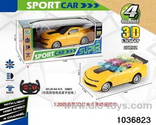 1:20 4ch RC car with 3D light(contracted electricity) in window box