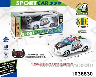 1:20 4ch RC car with 3D light(contracted electricity) in window box