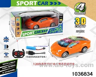 1:20 4ch RC car with 3D light(contracted electricity) in window box