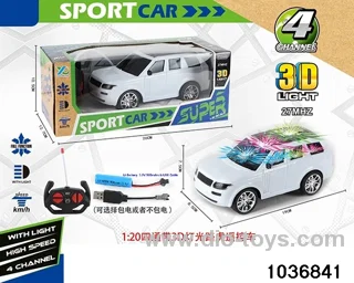1:20 4ch RC car with 3D light(contracted electricity) in window box