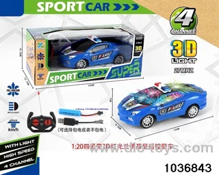 1:20 4ch RC car with 3D light(contracted electricity) in window box