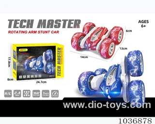 4ch RC car with light 2color mixed loading  in  color box
