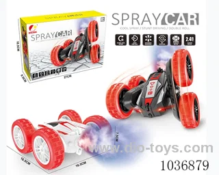 5ch RC car with light &spray 2color mixed loading  in  color box