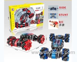 RC car with watch &light&music 2color mixed loading  in  window box