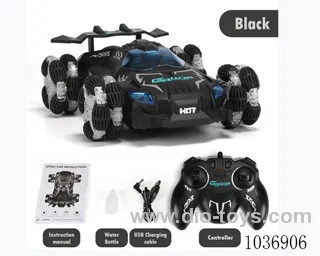 6ch RC car with spray&light 2color mixed loading  in  color box