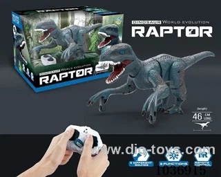 Infrared RC dinosaur  in window box