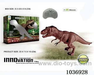 Infrared RC dinosaur in window box