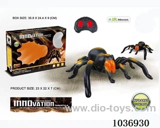 Infrared RC spider in window box