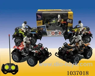 1:43 4ch RC car with light in window box