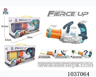toy gun series in window box
