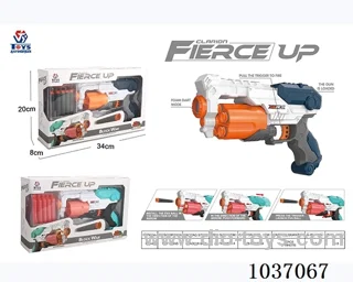toy gun series in window box