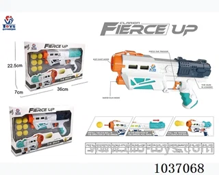 toy gun series in window box
